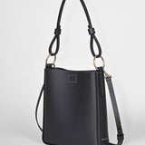 Handtasche EASY – vollnarbiges Rindsleder – schwarz