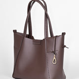 Shopper HALIFAX LOW – vollnarbiges Rindsleder – dunkelbraun