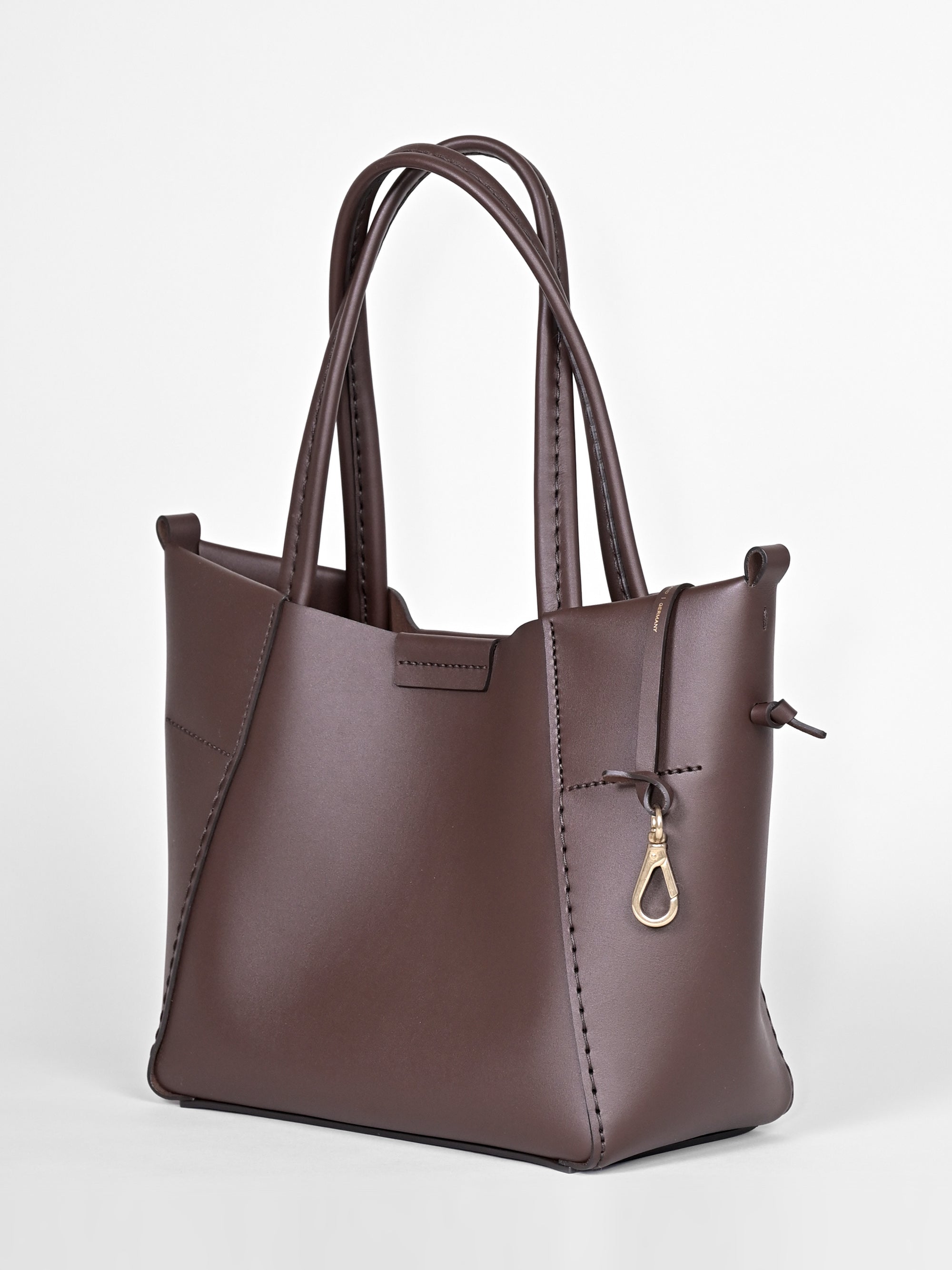 Shopper HALIFAX LOW – vollnarbiges Rindsleder – dunkelbraun