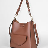 Handtasche HENDRIX – vollnarbiges Rindsleder – cognac