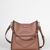 Handtasche HENDRIX – vollnarbiges Rindsleder – cognac
