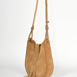 POPPY fringe - honey suede