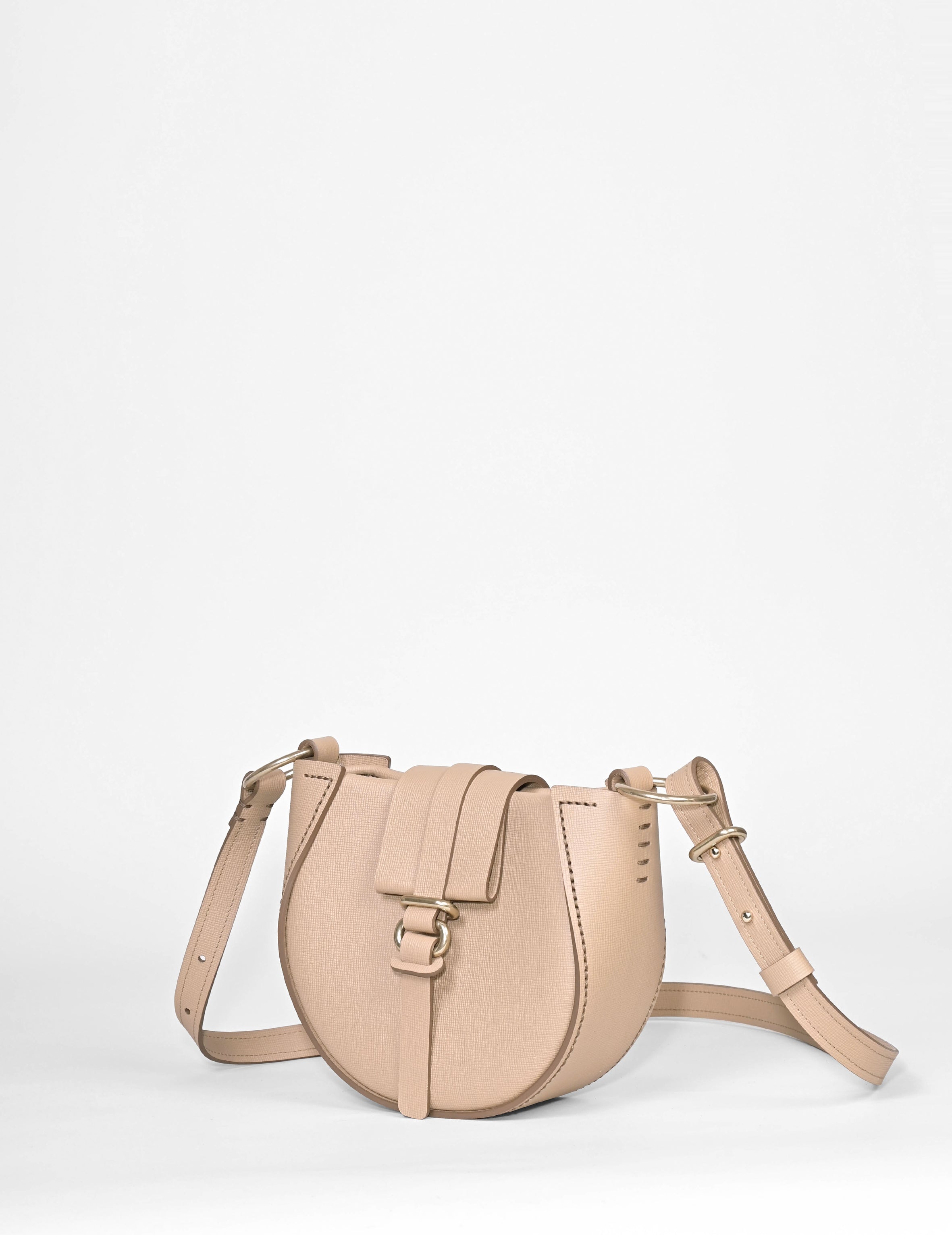CANDY Ledertasche beach Strukturleder – elegante Silhouette, handgefärbte Kanten