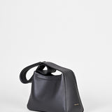 Schultertasche VANITY SOFT - genarbtes Rindsleder - schwarz
