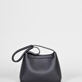 Schultertasche VANITY SOFT - genarbtes Rindsleder - schwarz