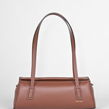 Schultertasche VERTIGO - vollnarbiges Rindsleder - cognac