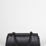 Schultertasche VERTIGO - vollnarbiges Rindsleder - schwarz